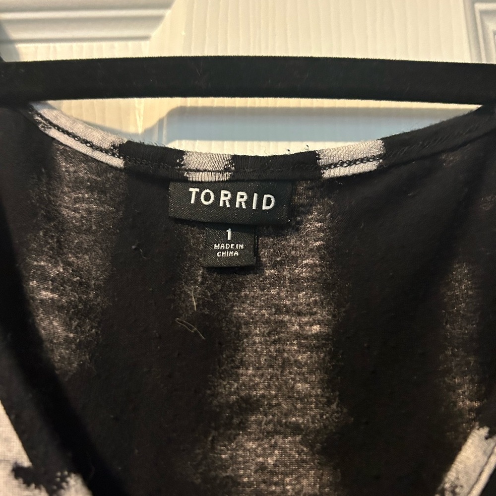 Torrid Maxi Dress. Tie dye pattern.